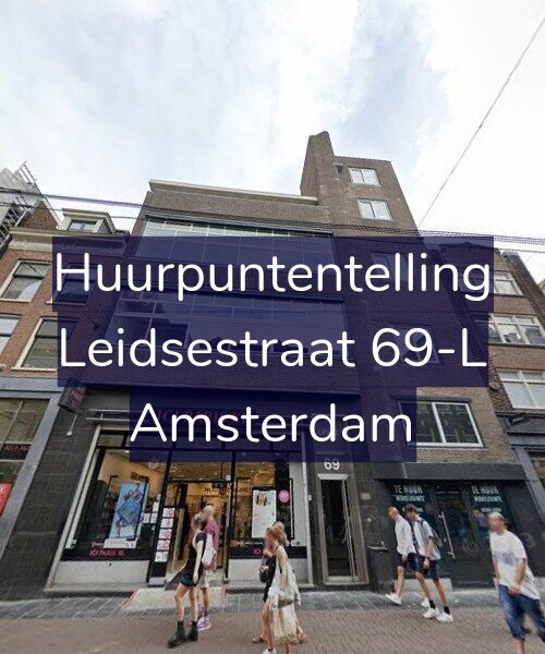 Foto gevel Huurpuntentelling voor Leidsestraat 69-L, Amsterdam