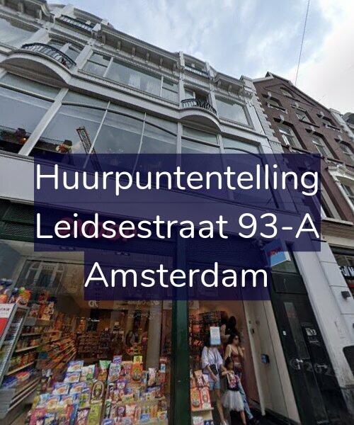 Foto gevel Huurpuntentelling voor Leidsestraat 93-A, Amsterdam