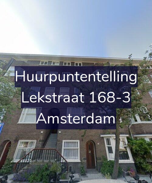 Foto gevel Huurpuntentelling voor Lekstraat 168-3, Amsterdam