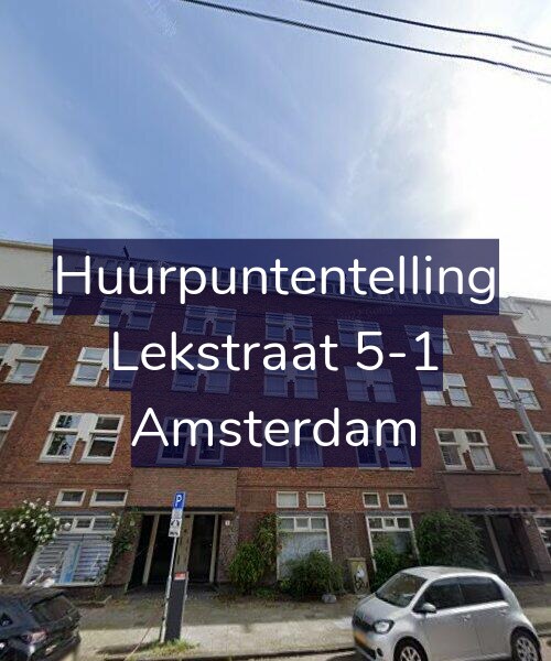 Foto gevel Huurpuntentelling voor Lekstraat 5-1, Amsterdam