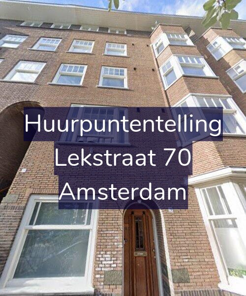 Foto gevel Huurpuntentelling voor Lekstraat 70, Amsterdam