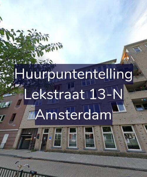 Foto gevel Huurpuntentelling voor Lekstraat 13-N, Amsterdam