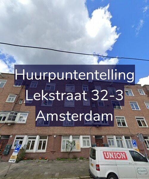Foto gevel Huurpuntentelling voor Lekstraat 32-3, Amsterdam