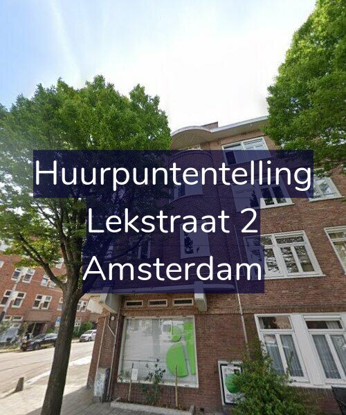 Foto gevel Huurpuntentelling voor Lekstraat 2, Amsterdam