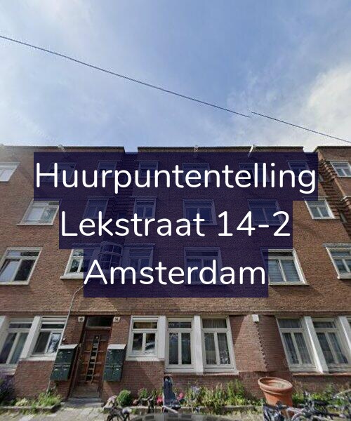 Foto gevel Huurpuntentelling voor Lekstraat 14-2, Amsterdam