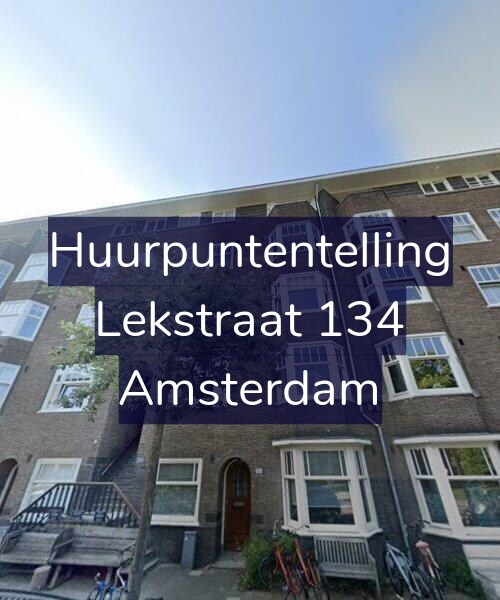 Foto gevel Huurpuntentelling voor Lekstraat 134, Amsterdam