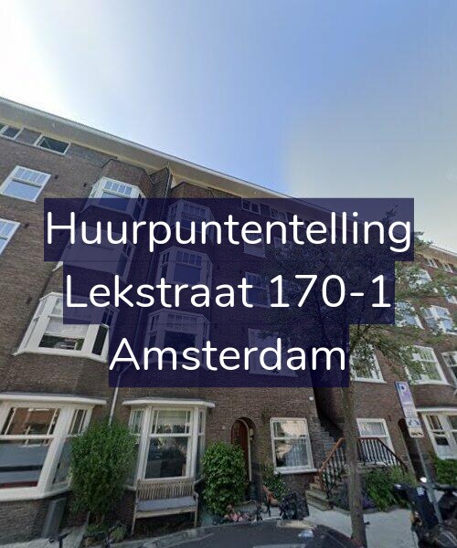 Foto gevel Huurpuntentelling voor Lekstraat 170-1, Amsterdam