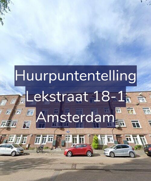 Foto gevel Huurpuntentelling voor Lekstraat 18-1, Amsterdam
