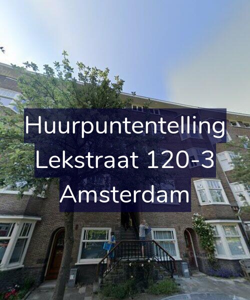 Foto gevel Huurpuntentelling voor Lekstraat 120-3, Amsterdam