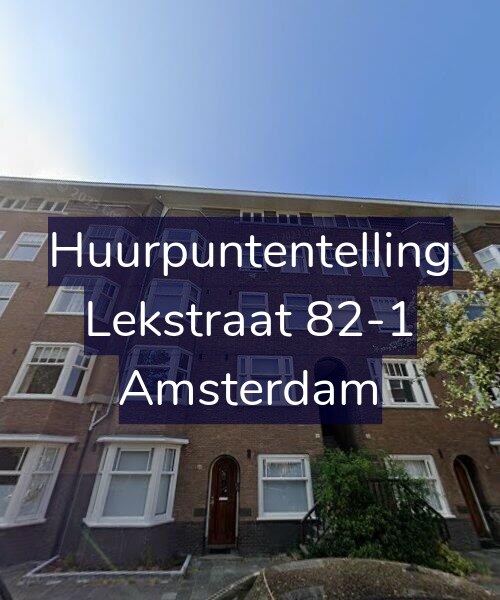Foto gevel Huurpuntentelling voor Lekstraat 82-1, Amsterdam