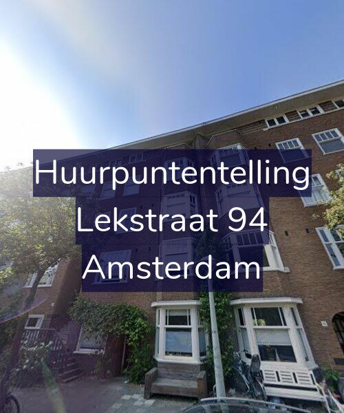 Foto gevel Huurpuntentelling voor Lekstraat 94, Amsterdam