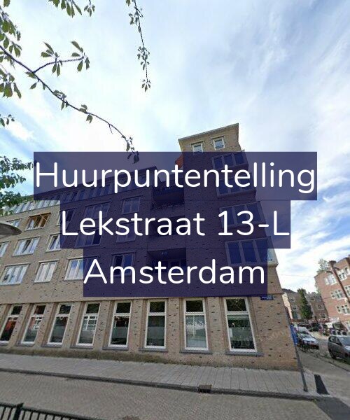Foto gevel Huurpuntentelling voor Lekstraat 13-L, Amsterdam