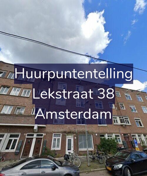Foto gevel Huurpuntentelling voor Lekstraat 38, Amsterdam
