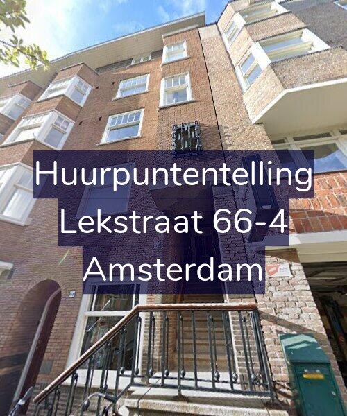 Foto gevel Huurpuntentelling voor Lekstraat 66-4, Amsterdam