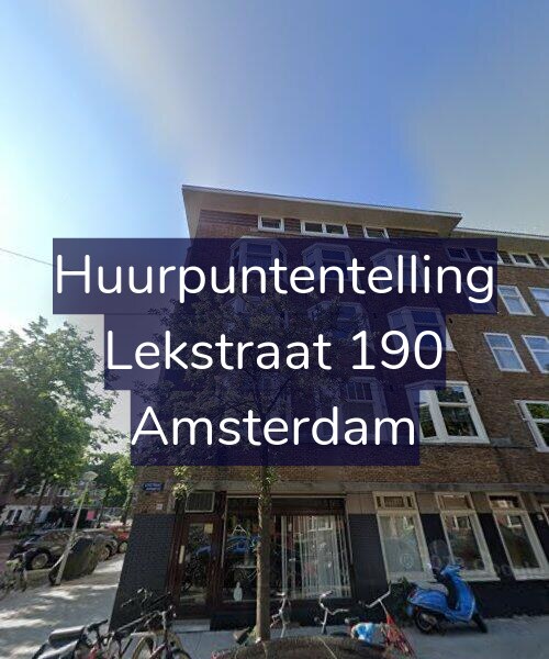 Foto gevel Huurpuntentelling voor Lekstraat 190, Amsterdam