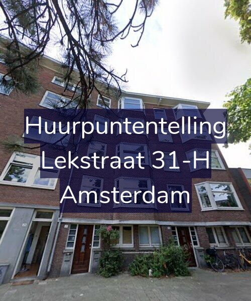 Foto gevel Huurpuntentelling voor Lekstraat 31-H, Amsterdam