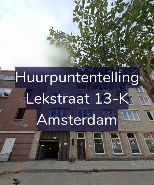 Foto gevel Huurpuntentelling voor Lekstraat 13-K, Amsterdam