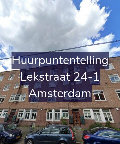 Foto gevel Huurpuntentelling voor Lekstraat 24-1, Amsterdam