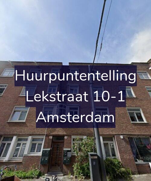 Foto gevel Huurpuntentelling voor Lekstraat 10-1, Amsterdam
