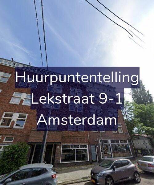 Foto gevel Huurpuntentelling voor Lekstraat 9-1, Amsterdam
