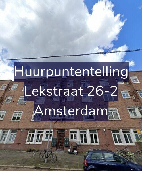 Foto gevel Huurpuntentelling voor Lekstraat 26-2, Amsterdam