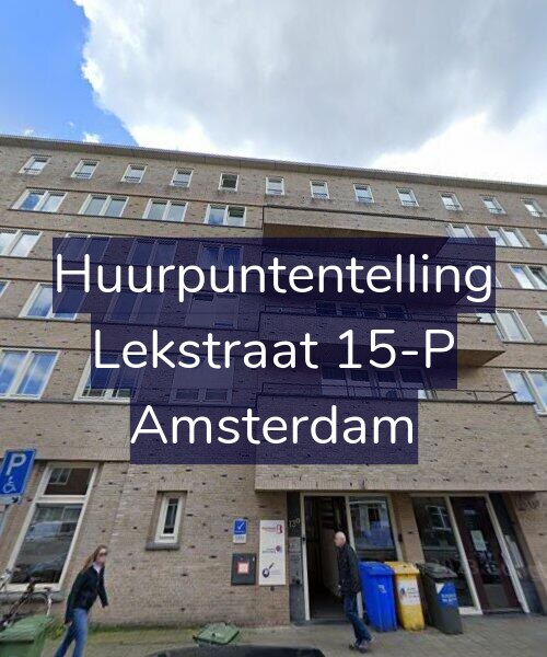 Foto gevel Huurpuntentelling voor Lekstraat 15-P, Amsterdam