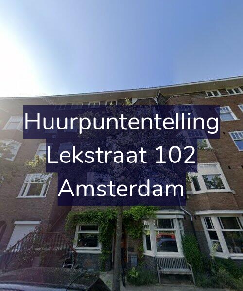Foto gevel Huurpuntentelling voor Lekstraat 102, Amsterdam