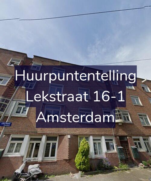 Foto gevel Huurpuntentelling voor Lekstraat 16-1, Amsterdam