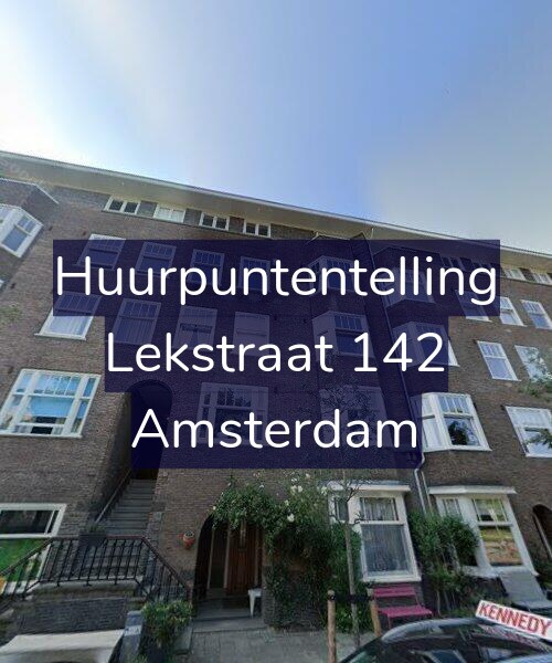 Foto gevel Huurpuntentelling voor Lekstraat 142, Amsterdam