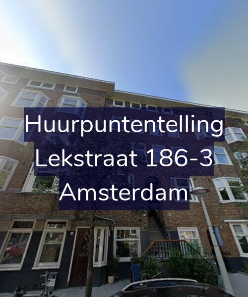 Foto gevel Huurpuntentelling voor Lekstraat 186-3, Amsterdam