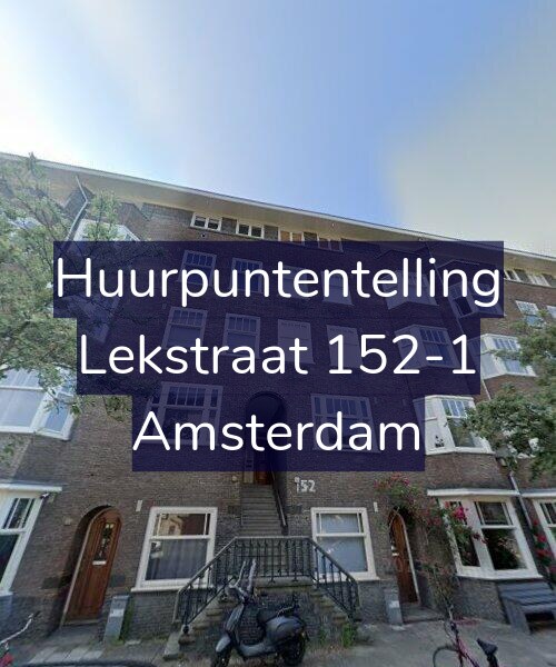 Foto gevel Huurpuntentelling voor Lekstraat 152-1, Amsterdam
