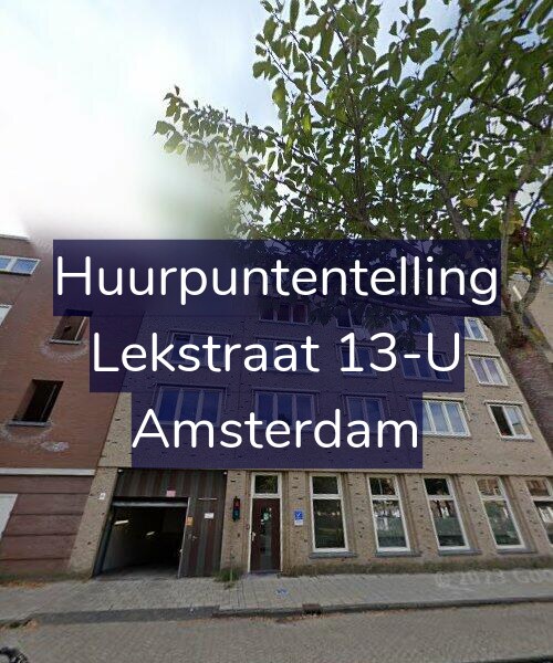 Foto gevel Huurpuntentelling voor Lekstraat 13-U, Amsterdam