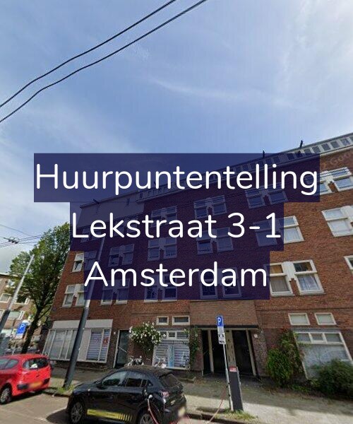 Foto gevel Huurpuntentelling voor Lekstraat 3-1, Amsterdam