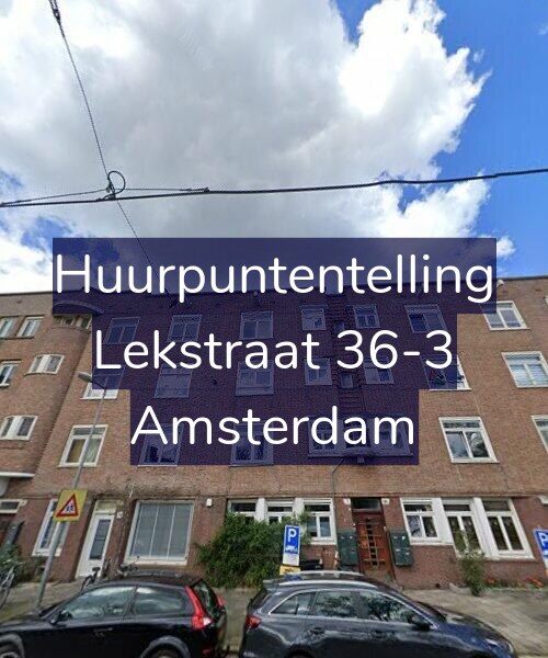 Foto gevel Huurpuntentelling voor Lekstraat 36-3, Amsterdam