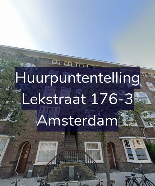 Foto gevel Huurpuntentelling voor Lekstraat 176-3, Amsterdam