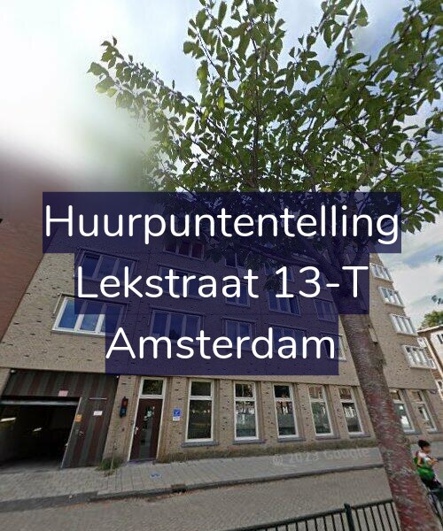 Foto gevel Huurpuntentelling voor Lekstraat 13-T, Amsterdam