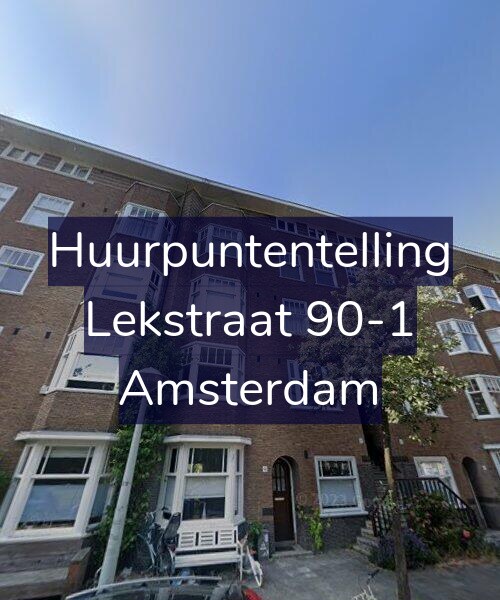 Foto gevel Huurpuntentelling voor Lekstraat 90-1, Amsterdam