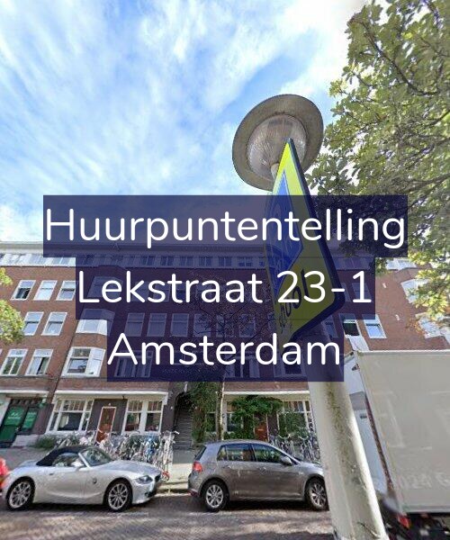 Foto gevel Huurpuntentelling voor Lekstraat 23-1, Amsterdam