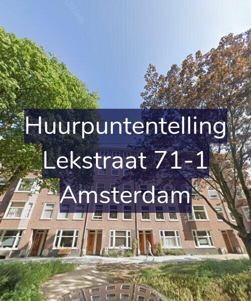 Foto gevel Huurpuntentelling voor Lekstraat 71-1, Amsterdam