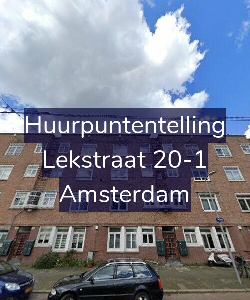 Foto gevel Huurpuntentelling voor Lekstraat 20-1, Amsterdam