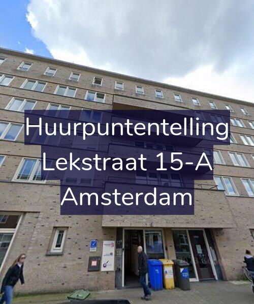 Foto gevel Huurpuntentelling voor Lekstraat 15-A, Amsterdam