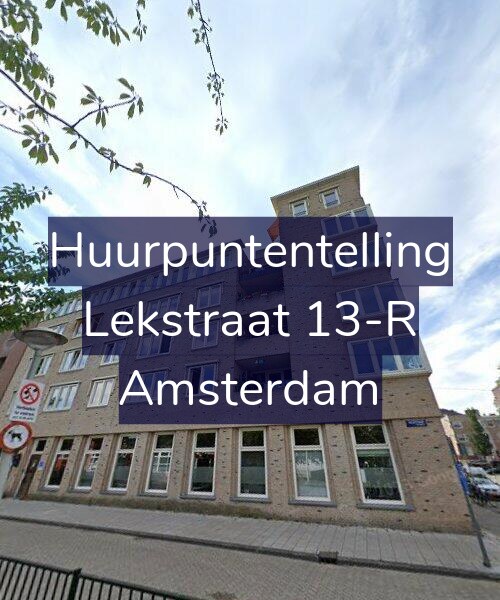 Foto gevel Huurpuntentelling voor Lekstraat 13-R, Amsterdam