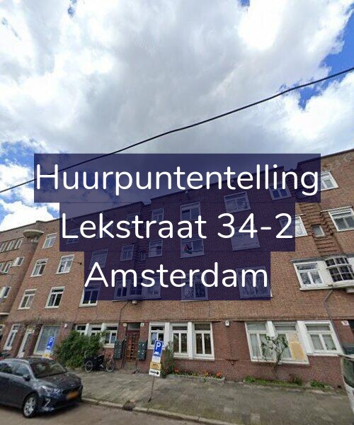 Foto gevel Huurpuntentelling voor Lekstraat 34-2, Amsterdam