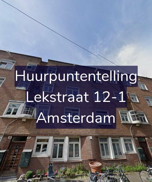 Foto gevel Huurpuntentelling voor Lekstraat 12-1, Amsterdam