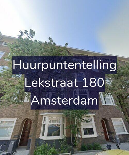 Foto gevel Huurpuntentelling voor Lekstraat 180, Amsterdam