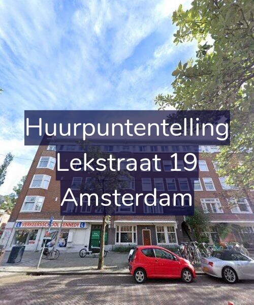 Foto gevel Huurpuntentelling voor Lekstraat 19, Amsterdam