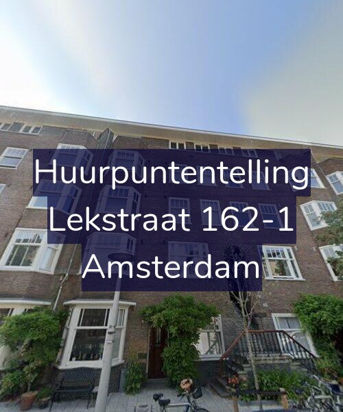 Foto gevel Huurpuntentelling voor Lekstraat 162-1, Amsterdam