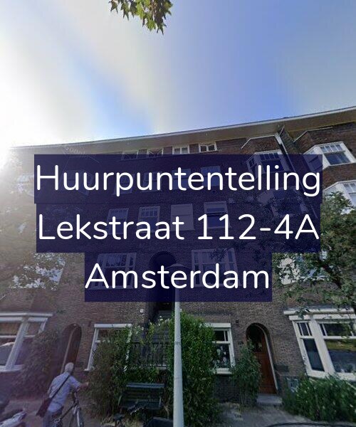 Foto gevel Huurpuntentelling voor Lekstraat 112-4A, Amsterdam