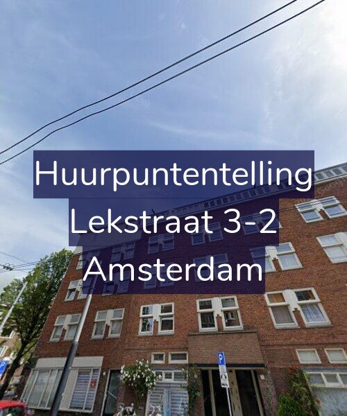 Foto gevel Huurpuntentelling voor Lekstraat 3-2, Amsterdam