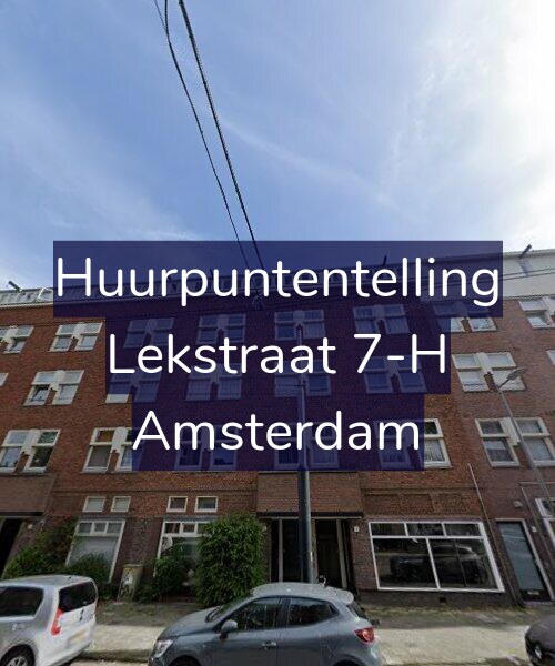 Foto gevel Huurpuntentelling voor Lekstraat 7-H, Amsterdam